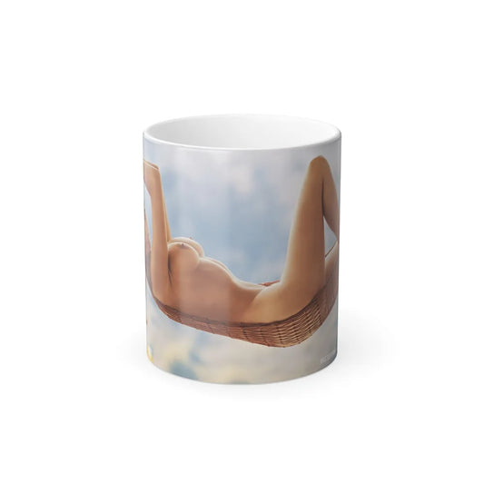 Victoria Vetri #01 - Nude ''Playboy Centerfold Gate''2 (Vintage Female Icons) Color Changing Mug 11oz-11oz-Go Mug Yourself