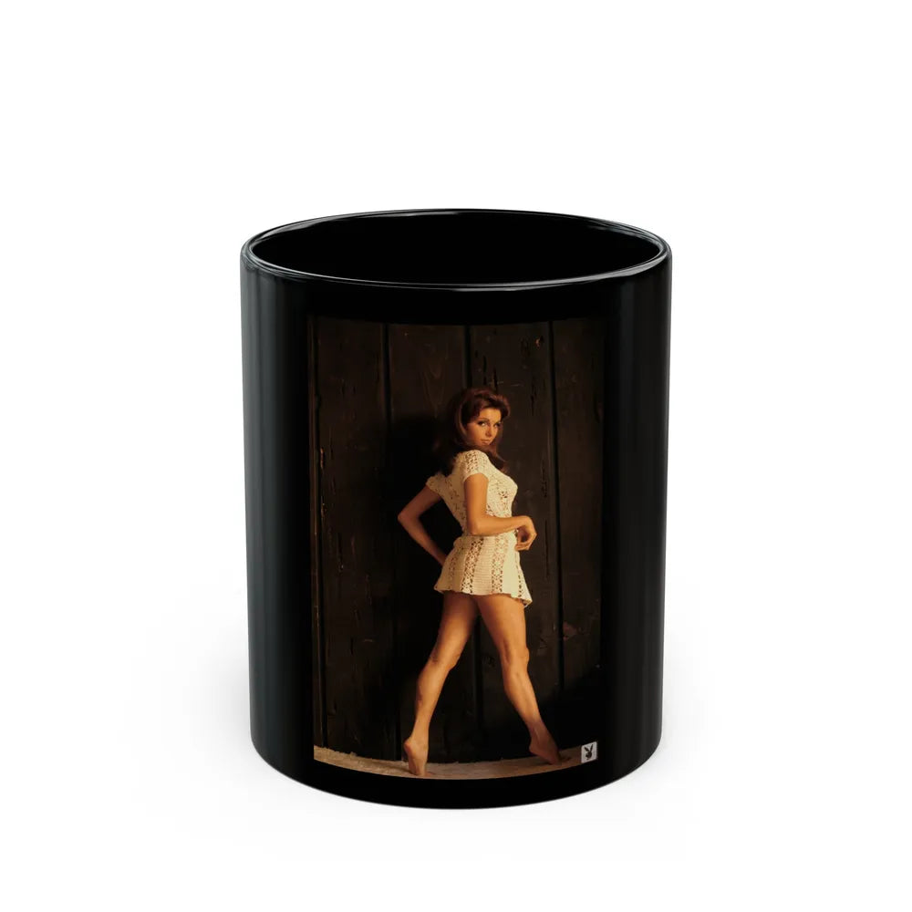 Victoria Vetri #04 (Vintage Female Icon) Black Coffee Mug-11oz-Go Mug Yourself