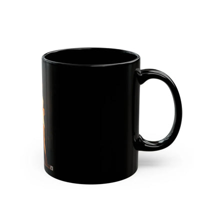 Victoria Vetri #04 (Vintage Female Icon) Black Coffee Mug-Go Mug Yourself