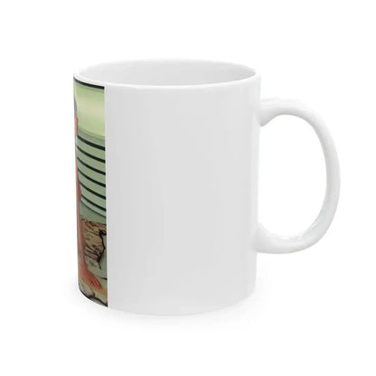Victoria Vetri #100 - Topless (Vintage Female Icon) White Coffee Mug - Go Mug Yourself