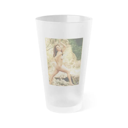 Victoria Vetri #101 - Nude (Vintage Female Icon) Frosted Pint Glass 16oz 16oz Frosted - Go Mug Yourself