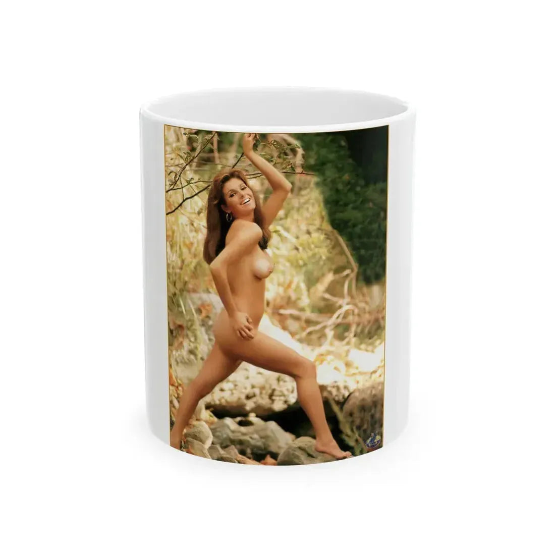 Victoria Vetri #101 - Nude (Vintage Female Icon) White Coffee Mug 11oz - Go Mug Yourself
