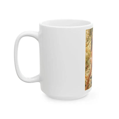 Victoria Vetri #101 - Nude (Vintage Female Icon) White Coffee Mug - Go Mug Yourself