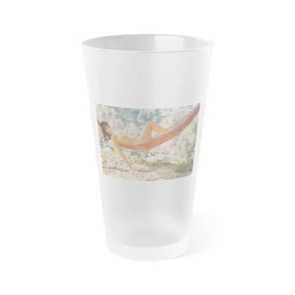 Victoria Vetri #103 - Nude (Vintage Female Icon) Frosted Pint Glass 16oz 16oz Frosted - Go Mug Yourself