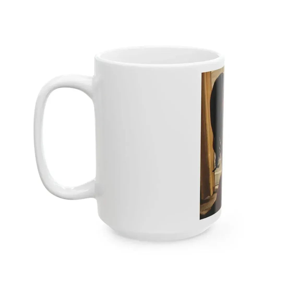 Victoria Vetri #104 - Topless (Vintage Female Icon) White Coffee Mug - Go Mug Yourself