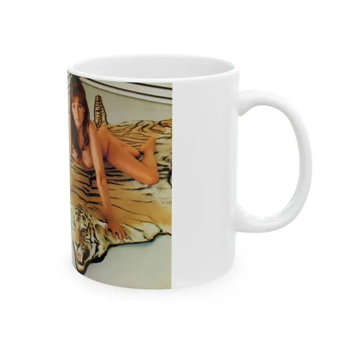 Victoria Vetri #105 - Topless (Vintage Female Icon) White Coffee Mug - Go Mug Yourself