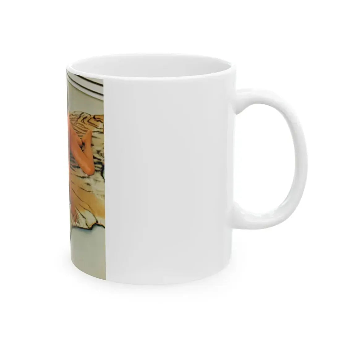 Victoria Vetri #108 - Topless (Vintage Female Icon) White Coffee Mug - Go Mug Yourself