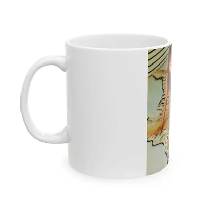 Victoria Vetri #108 - Topless (Vintage Female Icon) White Coffee Mug - Go Mug Yourself