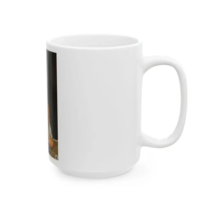 Victoria Vetri #109 - Topless (Vintage Female Icon) White Coffee Mug - Go Mug Yourself
