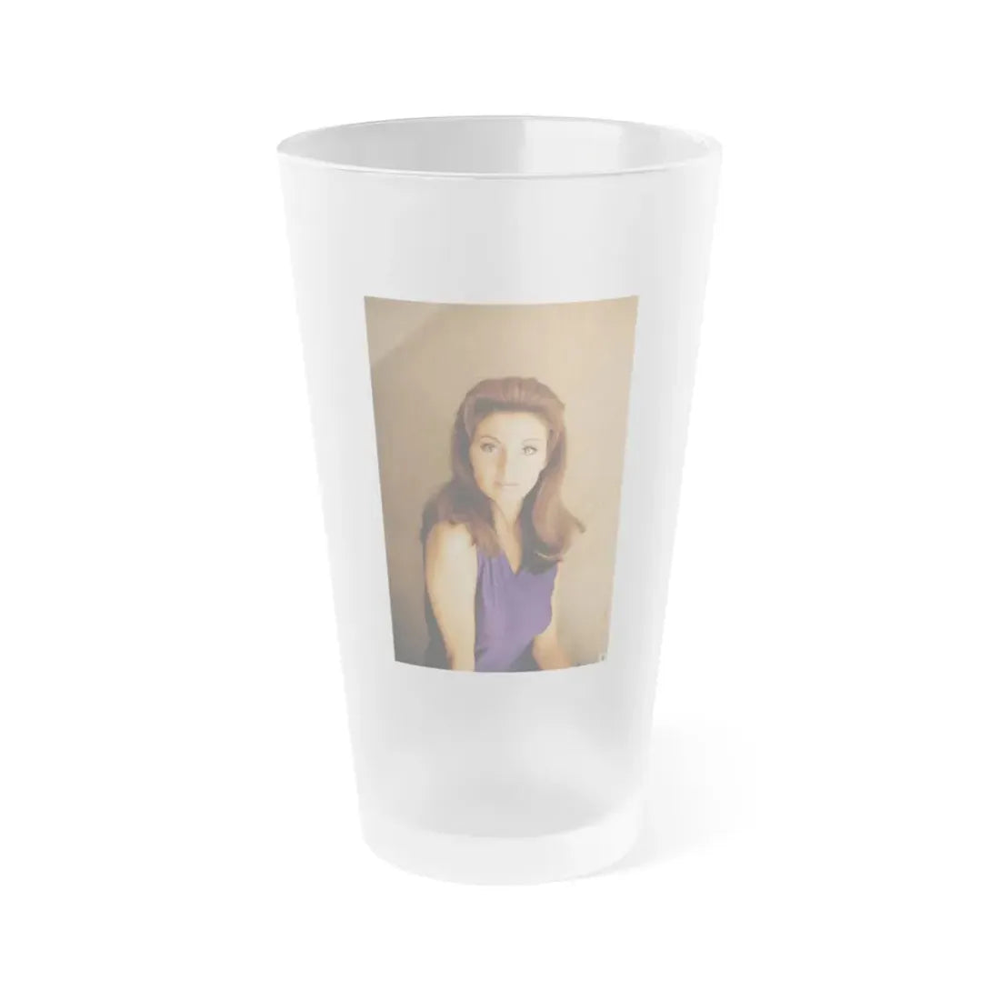 Victoria Vetri #112 (Vintage Female Icon) Frosted Pint Glass 16oz 16oz Frosted - Go Mug Yourself