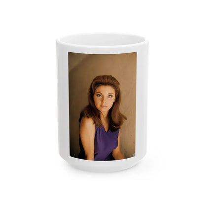 Victoria Vetri #112 (Vintage Female Icon) White Coffee Mug 15oz - Go Mug Yourself