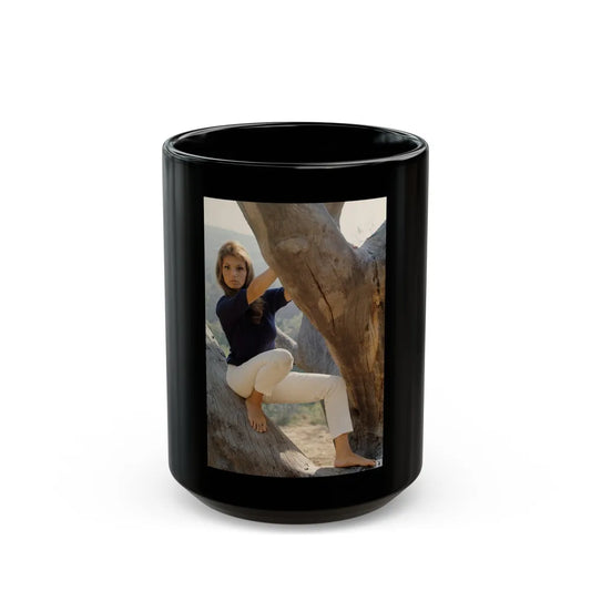 Victoria Vetri #113 (Vintage Female Icon) Black Coffee Mug-15oz-Go Mug Yourself