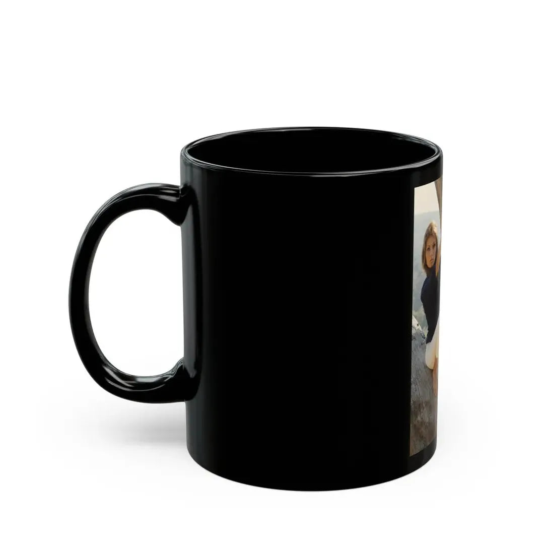 Victoria Vetri #113 (Vintage Female Icon) Black Coffee Mug - Go Mug Yourself