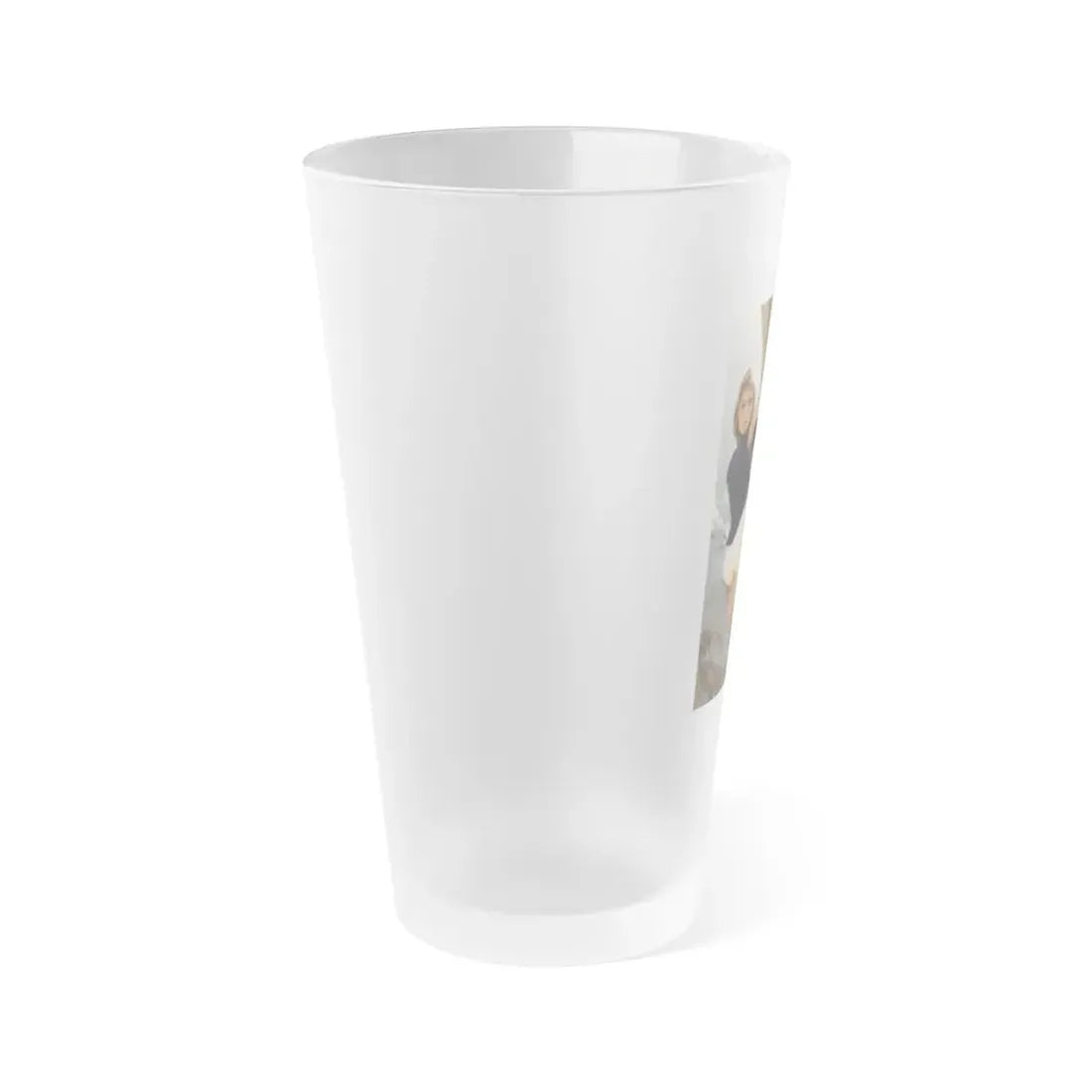 Victoria Vetri #113 (Vintage Female Icon) Frosted Pint Glass 16oz - Go Mug Yourself