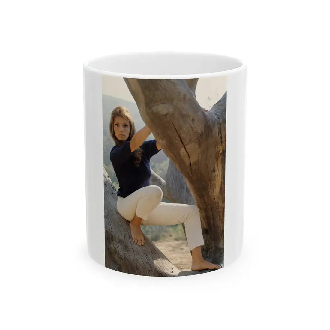 Victoria Vetri #113 (Vintage Female Icon) White Coffee Mug 11oz - Go Mug Yourself