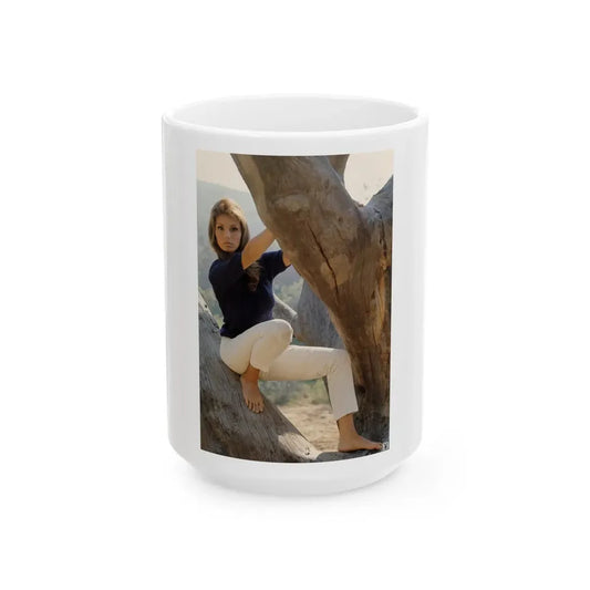 Victoria Vetri #113 (Vintage Female Icon) White Coffee Mug 15oz - Go Mug Yourself