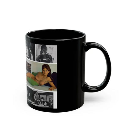 Victoria Vetri #125 - 2 Topless Photos (Vintage Female Icon) Black Coffee Mug - Go Mug Yourself