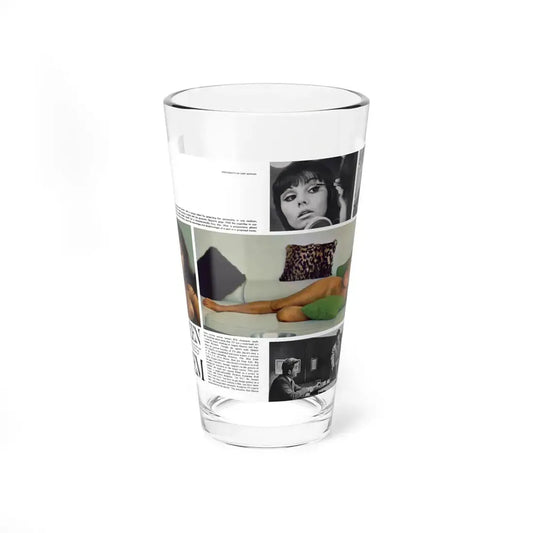 Victoria Vetri #125 - 2 Topless Photos (Vintage Female Icon) Pint Glass 16oz 16oz - Go Mug Yourself