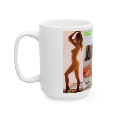Victoria Vetri #127 - 2 Topless Photos (Vintage Female Icon) White Coffee Mug - Go Mug Yourself