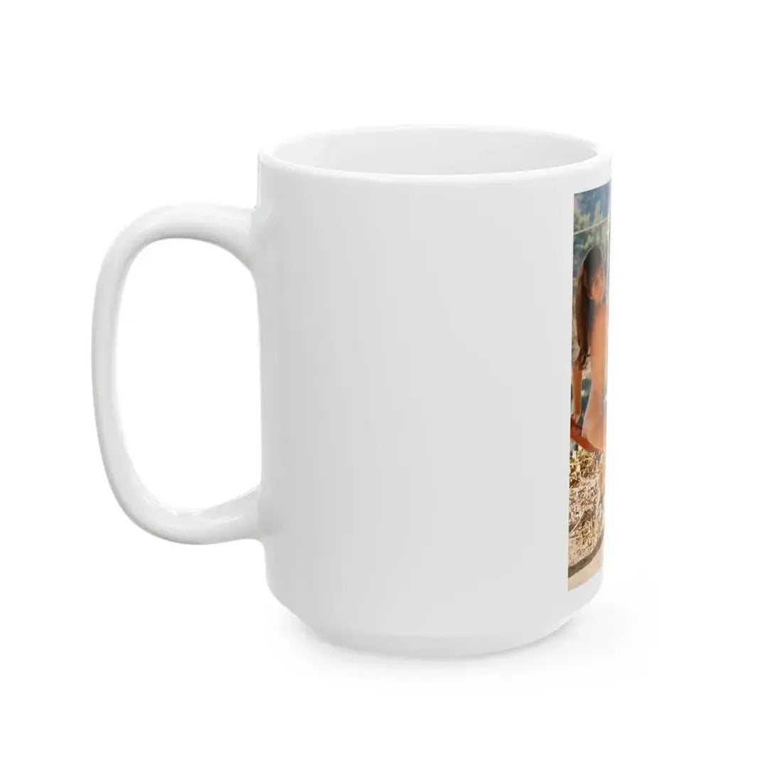 Victoria Vetri #131 - Topless (Vintage Female Icon) White Coffee Mug - Go Mug Yourself
