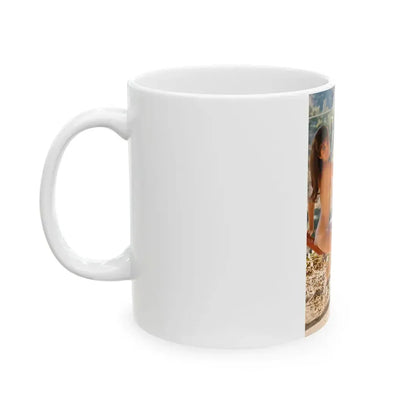 Victoria Vetri #131 - Topless (Vintage Female Icon) White Coffee Mug - Go Mug Yourself