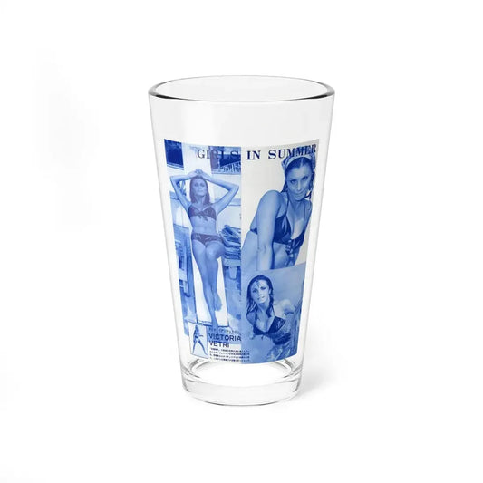 Victoria Vetri #133 - Japanese Pin-Up Poster (Vintage Female Icon) Pint Glass 16oz 16oz - Go Mug Yourself