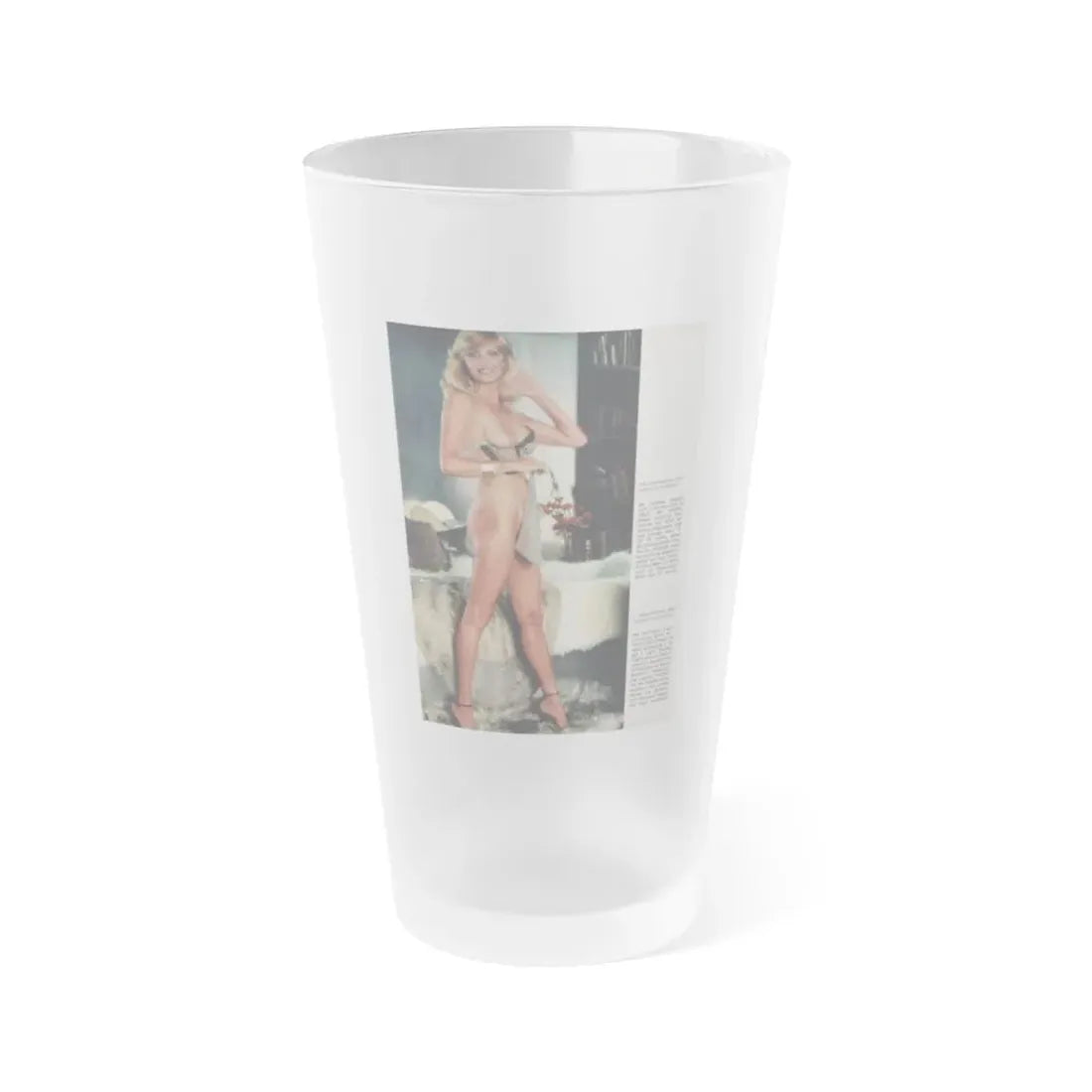 Victoria Vetri #135 - Sexiest Playboy Centerfolds of 60's from Playboy Magazine (Vintage Female Icon) Frosted Pint Glass 16oz 16oz Frosted - Go Mug Yourself