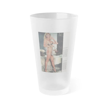 Victoria Vetri #135 - Sexiest Playboy Centerfolds of 60's from Playboy Magazine (Vintage Female Icon) Frosted Pint Glass 16oz-16oz-Frosted-Go Mug Yourself