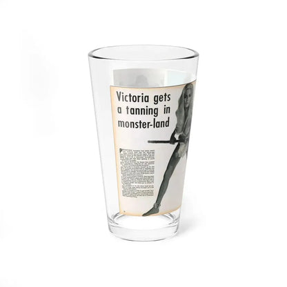 Victoria Vetri #136 (Vintage Female Icon) Pint Glass 16oz - Go Mug Yourself