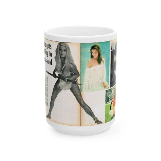 Victoria Vetri #136 (Vintage Female Icon) White Coffee Mug-15oz-Go Mug Yourself