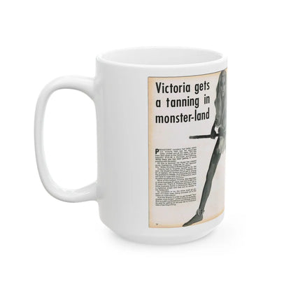 Victoria Vetri #136 (Vintage Female Icon) White Coffee Mug-Go Mug Yourself