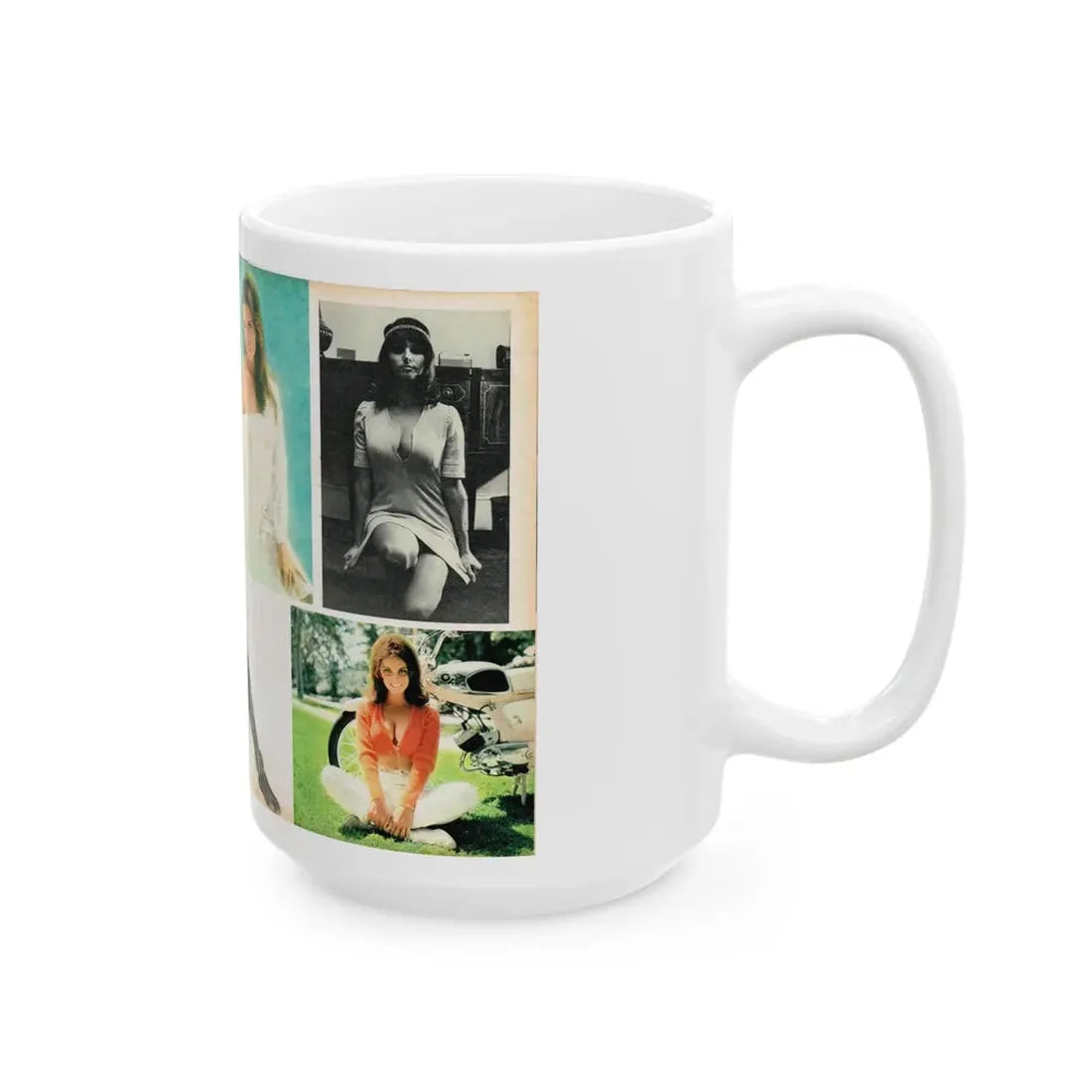 Victoria Vetri #136 (Vintage Female Icon) White Coffee Mug - Go Mug Yourself