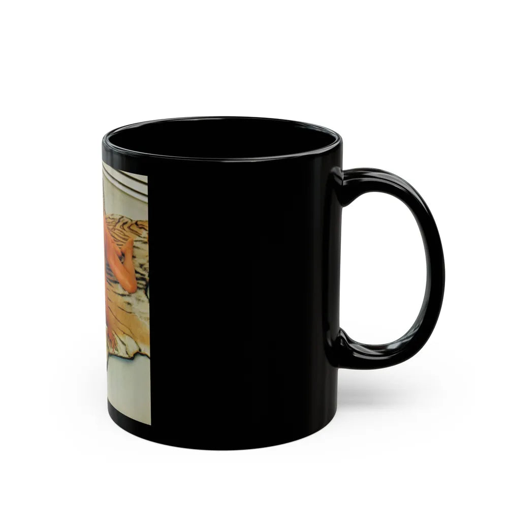 Victoria Vetri #139 (Vintage Female Icon) Black Coffee Mug-Go Mug Yourself