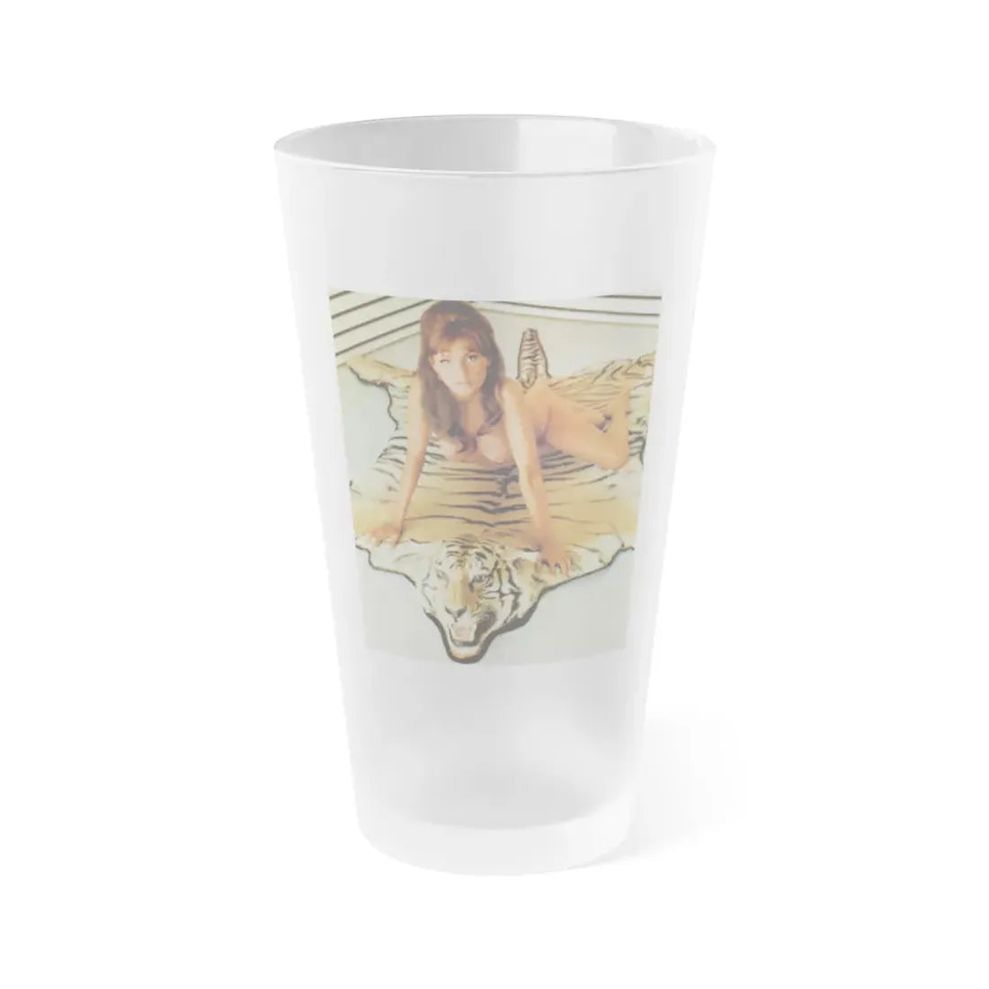 Victoria Vetri #139 (Vintage Female Icon) Frosted Pint Glass 16oz 16oz Frosted - Go Mug Yourself