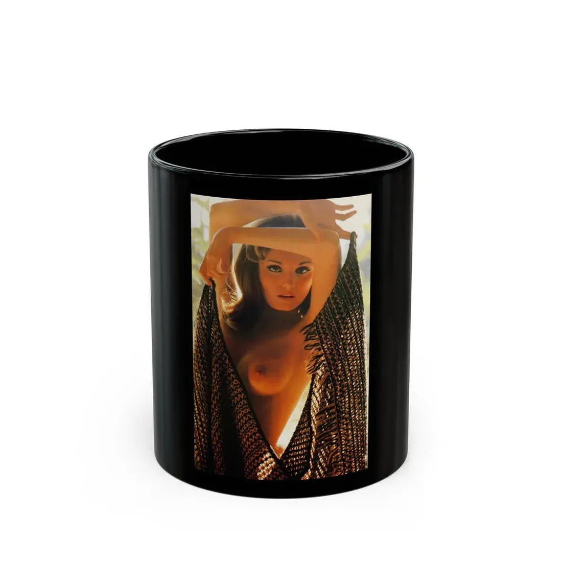 Victoria Vetri #140 (Vintage Female Icon) Black Coffee Mug 11oz - Go Mug Yourself