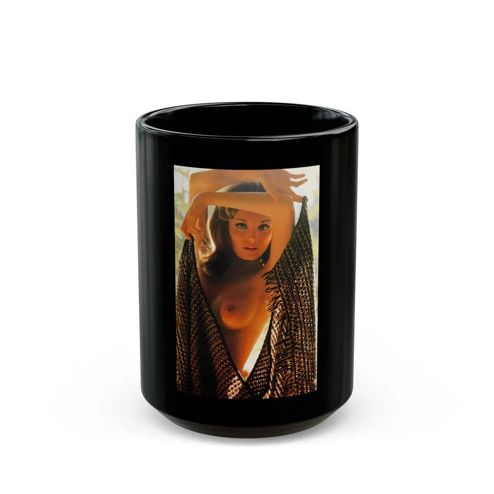 Victoria Vetri #140 (Vintage Female Icon) Black Coffee Mug-15oz-Go Mug Yourself
