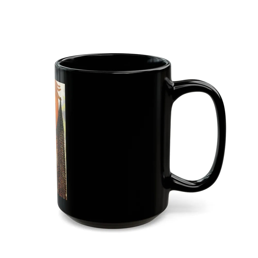 Victoria Vetri #140 (Vintage Female Icon) Black Coffee Mug-Go Mug Yourself
