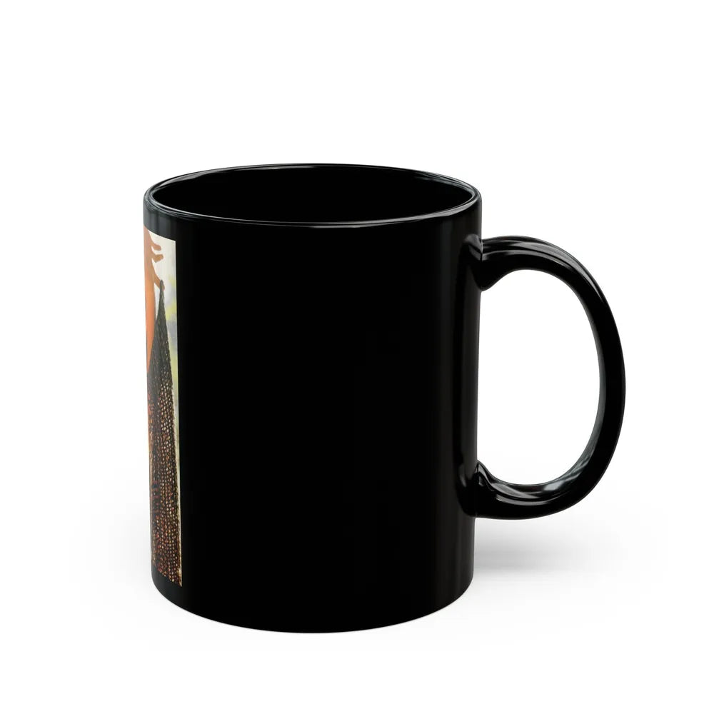 Victoria Vetri #140 (Vintage Female Icon) Black Coffee Mug-Go Mug Yourself