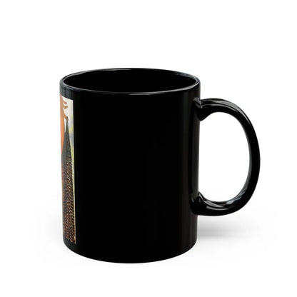 Victoria Vetri #140 (Vintage Female Icon) Black Coffee Mug-Go Mug Yourself