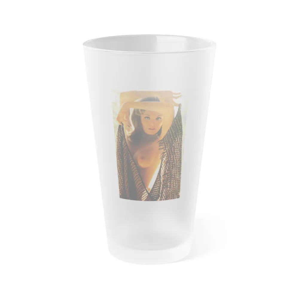 Victoria Vetri #140 (Vintage Female Icon) Frosted Pint Glass 16oz-16oz-Frosted-Go Mug Yourself