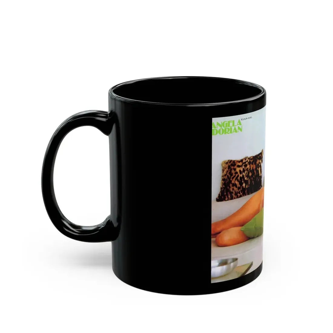 Victoria Vetri #141 (Vintage Female Icon) Black Coffee Mug - Go Mug Yourself