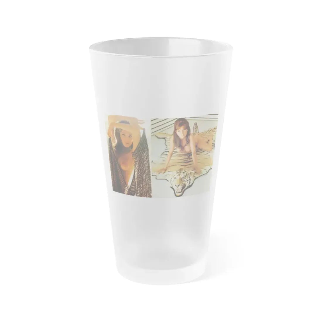 Victoria Vetri #142 (Vintage Female Icon) Frosted Pint Glass 16oz 16oz Frosted - Go Mug Yourself
