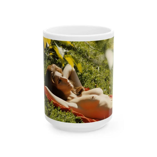 Victoria Vetri #144 (Vintage Female Icon) White Coffee Mug 15oz - Go Mug Yourself