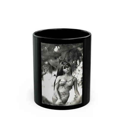 Victoria Vetri #145 (Vintage Female Icon) Black Coffee Mug 11oz - Go Mug Yourself