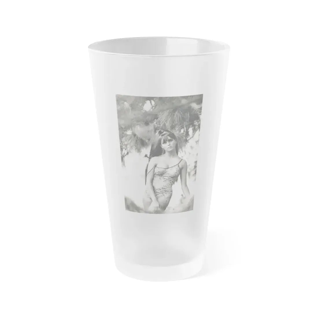 Victoria Vetri #145 (Vintage Female Icon) Frosted Pint Glass 16oz 16oz Frosted - Go Mug Yourself
