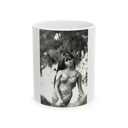 Victoria Vetri #145 (Vintage Female Icon) White Coffee Mug-11oz-Go Mug Yourself