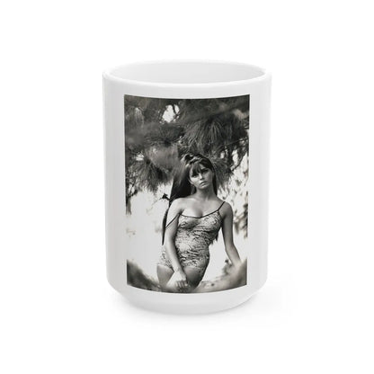 Victoria Vetri #145 (Vintage Female Icon) White Coffee Mug-15oz-Go Mug Yourself