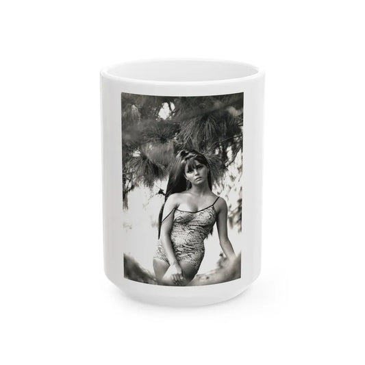 Victoria Vetri #145 (Vintage Female Icon) White Coffee Mug-15oz-Go Mug Yourself