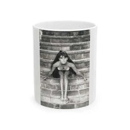 Victoria Vetri #146 (Vintage Female Icon) White Coffee Mug-11oz-Go Mug Yourself