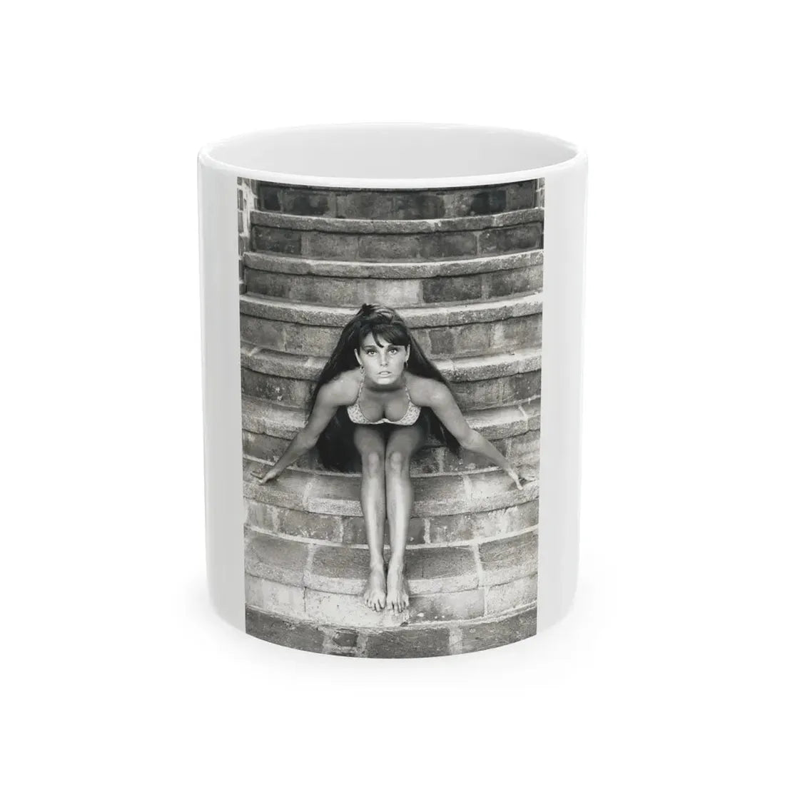 Victoria Vetri #146 (Vintage Female Icon) White Coffee Mug 11oz - Go Mug Yourself